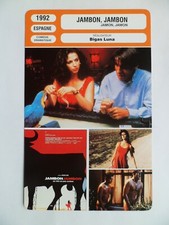 CARTE FICHE CINEMA 1992 JAMBON JAMBON Stefania Sandrelli Anna Galiena Juan Diego