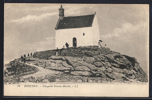 Cpa roscoff chapelle - roscoff,,