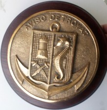 BATEAUX TAPE DE BOUCHE -Marine Nationale- DETROYAT Aviso, Graveur DARDILLY-LYON