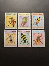 TIMBRE TOGO FAUNE INSECTE COLÉOPTÈRES NATURE N°1445/1450 NEUF SANS GOMME 1996