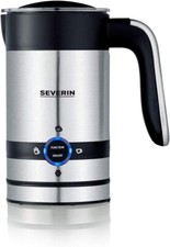 Severin Milchaufschäumer Mousseur, 450 W, 200 Millilitres, Acier Inox, Noir