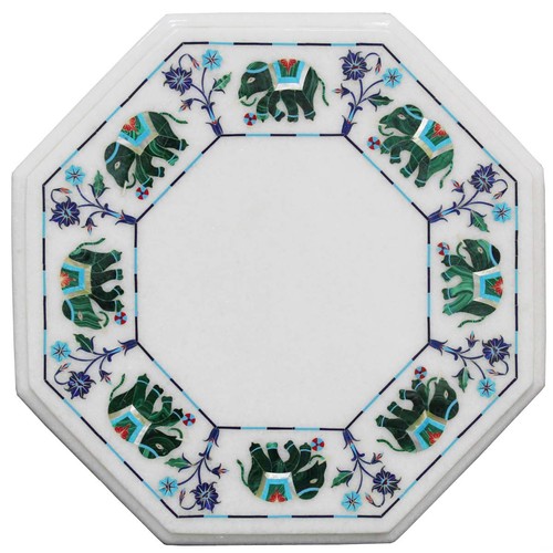 Marble corner side - , table