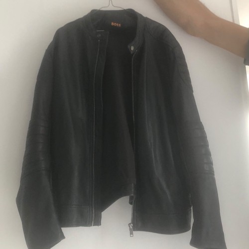 Boss veste cuir agneau - veste,