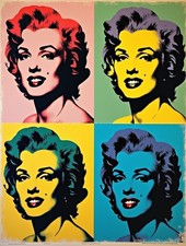 Affiche A4 Femme Pop Art Chic