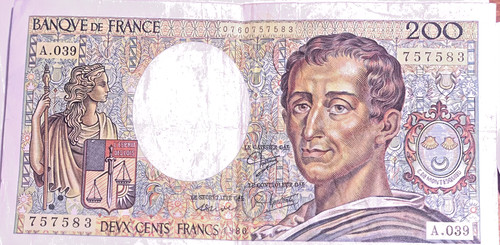Billet 200 francs france - billet, de