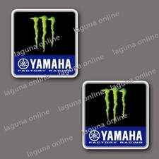 Autocollant décalcomanie étanche brillant logo YAMAHA FACTORY RACING
