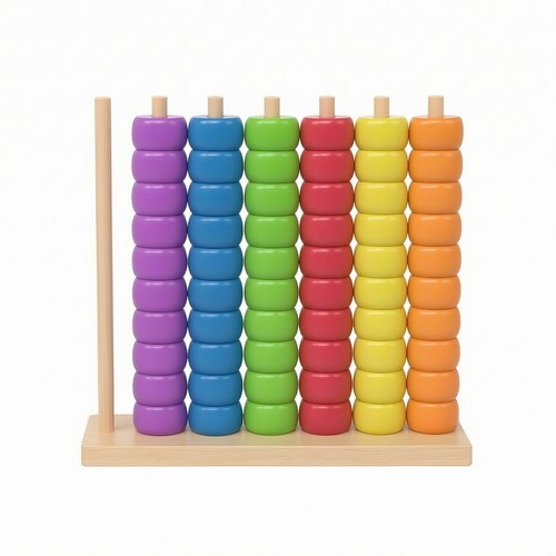 Boulier empiler coloré - boulier, à