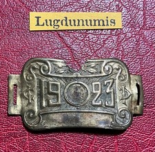 Plaque de vélo ancienne 1928 TB