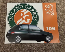Brochure Peugeot 106 Roland