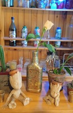 Soliflore peinture sur verre - soliflore,