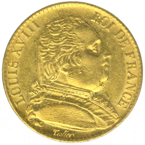 Louis xviii francs 1815 - francs,