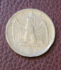 italie 1 lire 1936 rare km#77 rara Italy Coin Italia 