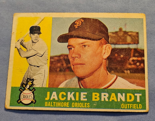 1960 topps jackie brandt - 1960,