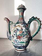 Théière Porcelaine Asiatique Cassée Recollée