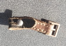 jugulaire de casque allemand ww2, partie avec la boucle