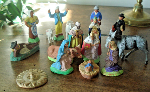 Lot santons anciens - santons, t.