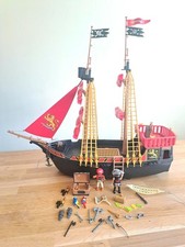 Bateau pirate Playmobil 5736, 2004 avec figurines et accessoires, vintage