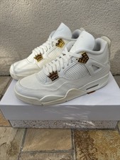 Jordan 4 Rétro White & Gold 44,5EU NEW 