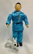 Tintin bisque doll with Snowy