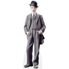 Charlie Chaplin (Suit) Silhouette en carton Grandeur Nature