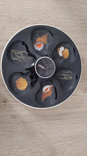 Assiette huitre faience - assiette,