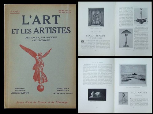 Art les artistes 1922 - l'art,