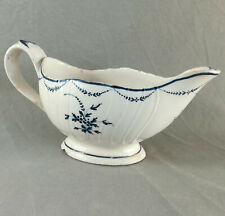 TRÈS BELLE SAUCIÈRE EN FAÏENCE FINE DE NIMY BELGIQUE FIN 18 ÈME DÉBUT 19 ÈME