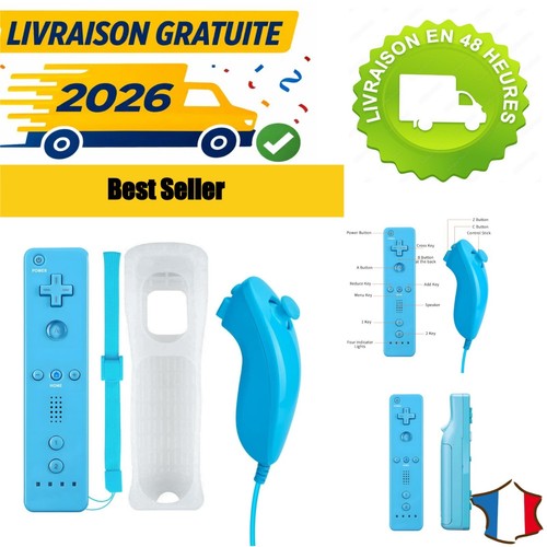 Manette wii qumox avec - manette,