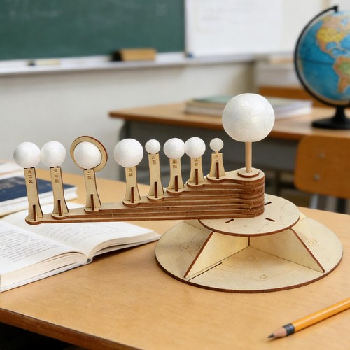 Maquette système solaire - du,
