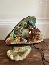 Lampe en céramique à décor