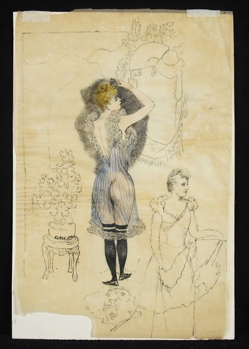 Dessin original érotique