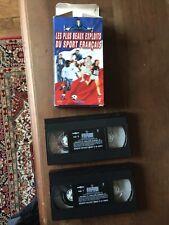 CASSETTE VIDEO VHS SPORT plus beaux exploits du sport francais 2 vhs jazy besson