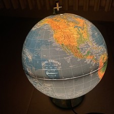 globe terrestre lumineux vintage Tecnodidattica NPA 25 DL