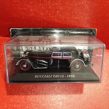 1/43 Bucciali TAv-12 8-32 noir 1932 Ixo Altaya Neuf Boite Saoutchik Voisin