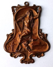 Plaque bronze art - plaque,