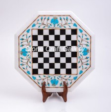 18 " Marbre Échecs Table Top