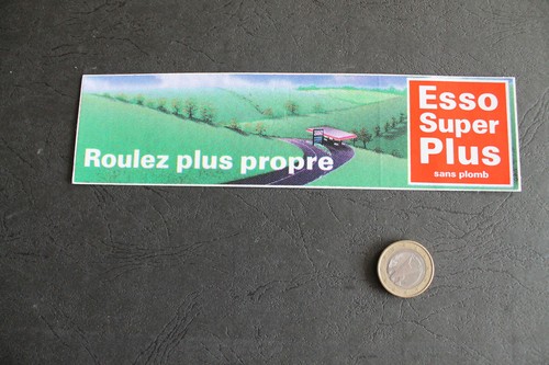 Autocollant sticker esso - /,