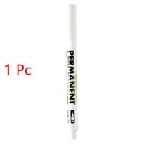 Stylo PERMANENT Marqueur Blanc Peinture Voiture Etanche Pneu Auto Moto white pen