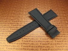 22mm Cuir Noir Sangle kevlar