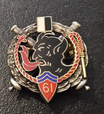 Insigne Militaire 61èm Régiment d’Artillerie RA Diable A.Bertrand Atlas (C11)