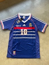 Maillot équipe de France Zinedine Zidane finale coupe du monde 1998 taille S