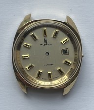 NOS BOITIER PLAQUE OR MARQUE LIP GENERAL DE GAULLE @ LIP CASE WATCH @ CAL R184