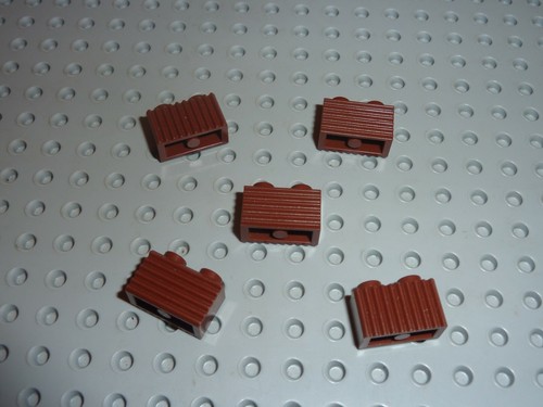 Lego redbrown brick ref - lego,