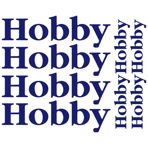 Hobby autocollant sticker - hobby,