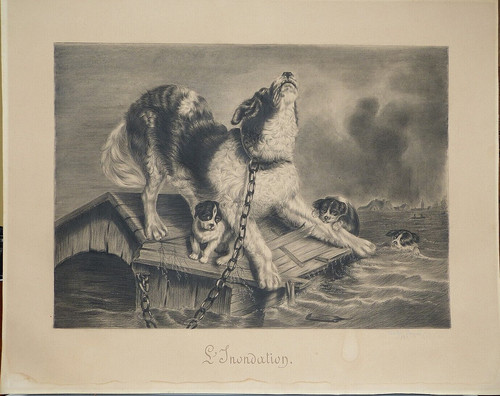 Dessin ancien xixème - ancien, m