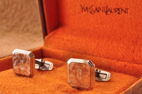 Boutons manchette argent - en,