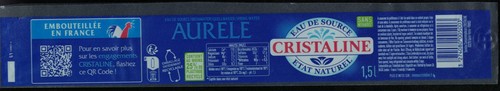 France etiquette water label - france,