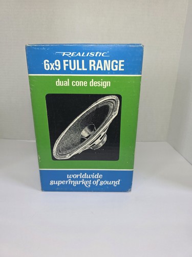 Realistic 6x9 full range - 6x9, dual