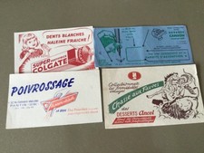 lot  4 anciens buvards