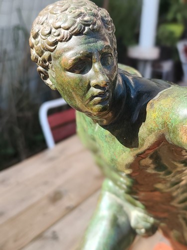 Statue bronze art déco - statue,